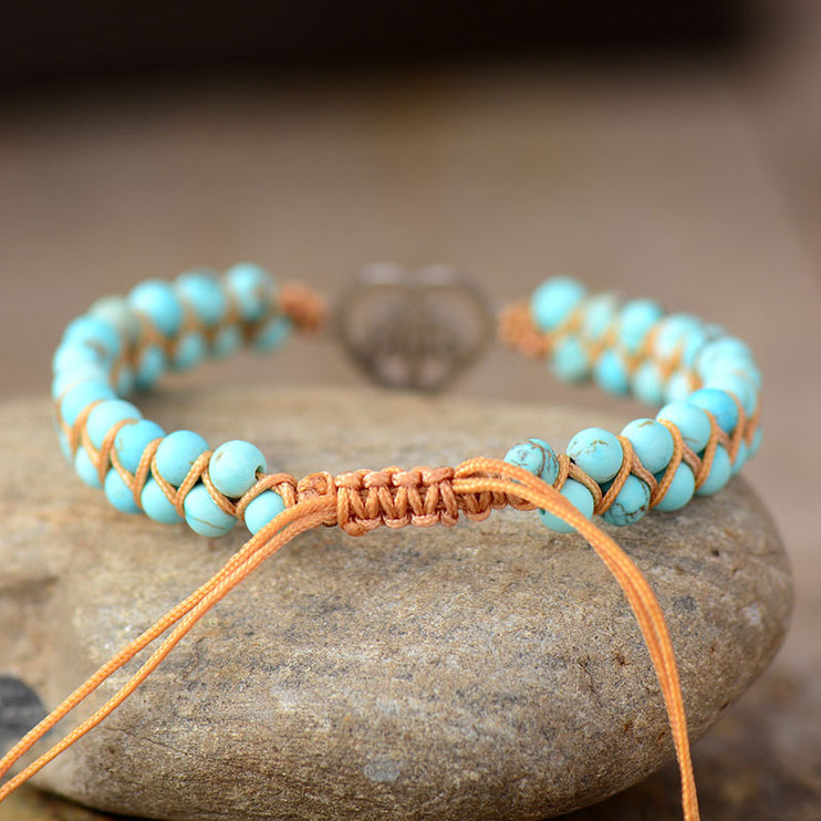 Turquoise Beaded Bracelet-Modish