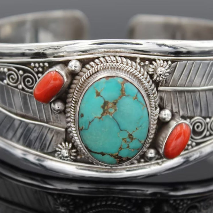 Modish - Modish Turquoise Open Bracelet