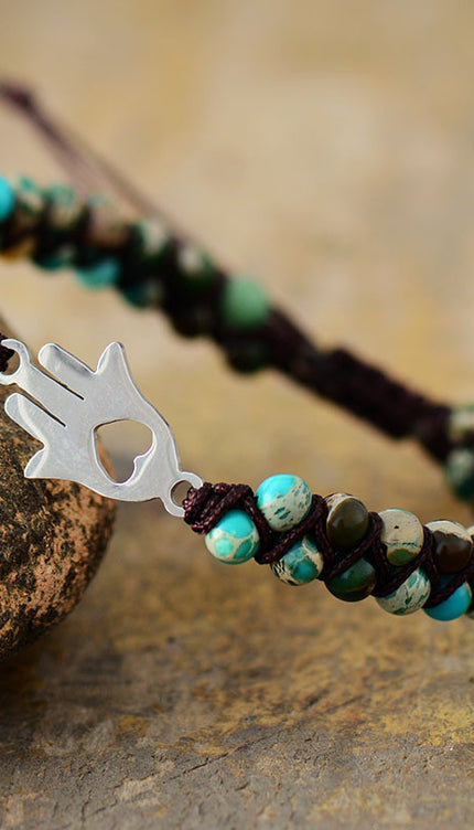 Turquoise Beaded Bracelet-Modish