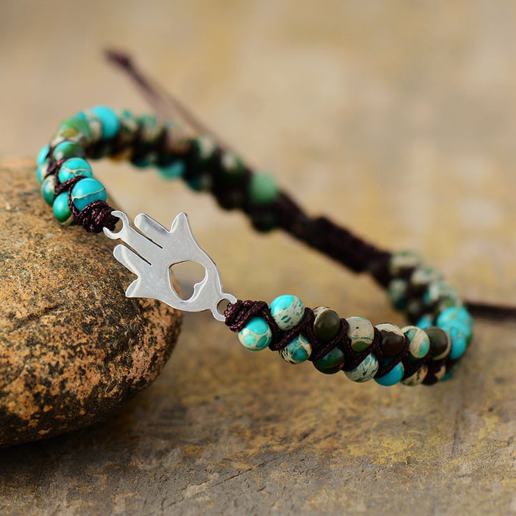 Turquoise Beaded Bracelet-Modish