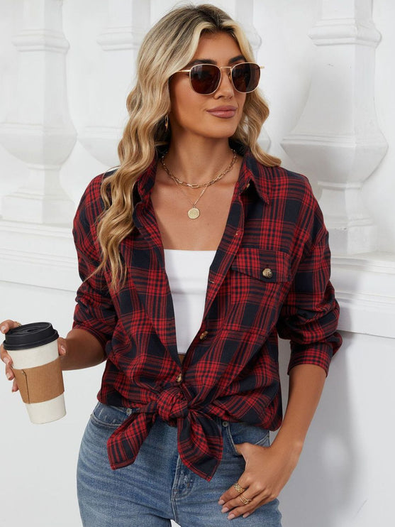 Modish Plaid Long Sleeve Shirt