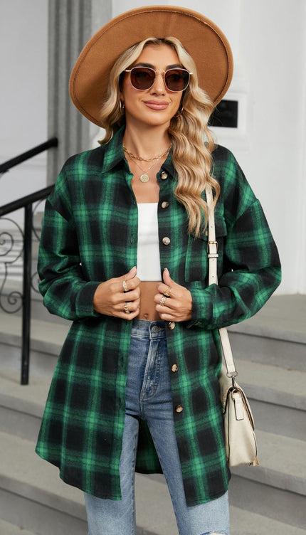 Modish Plaid Long Sleeve Shirt