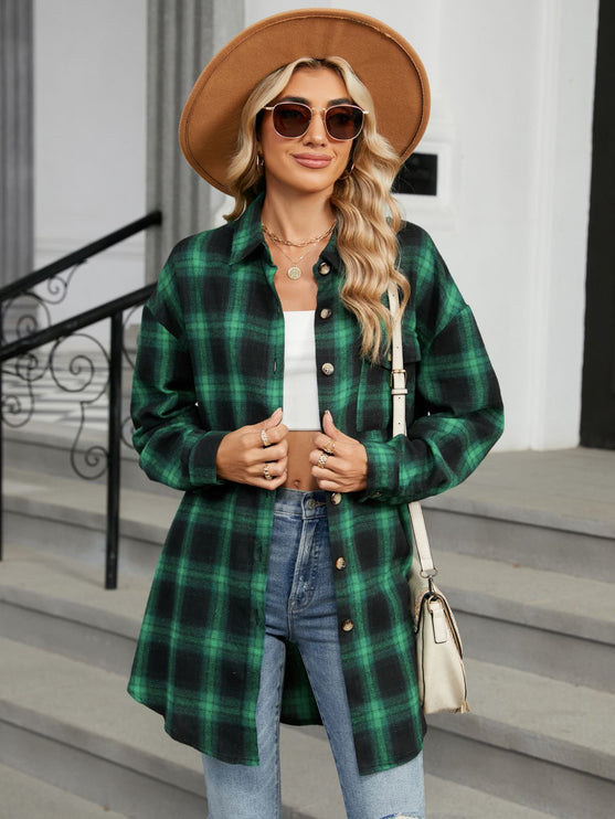 Modish Plaid Long Sleeve Shirt