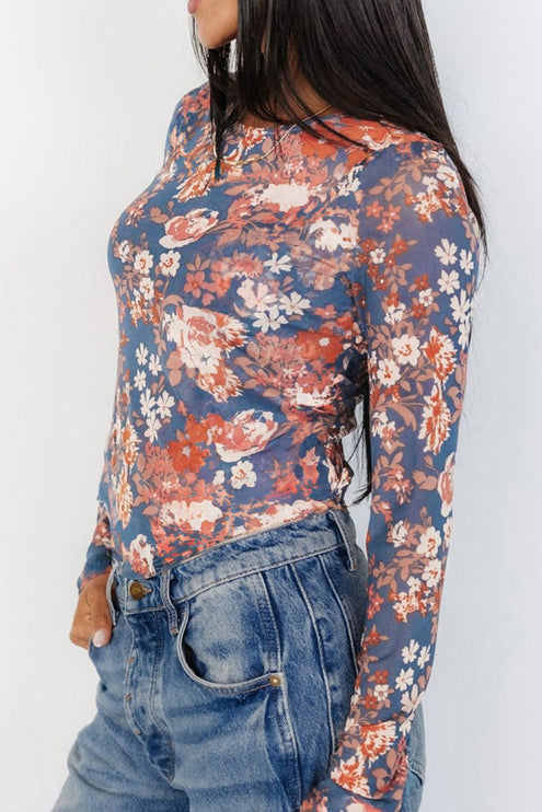 Floral Long Sleeve Blouse