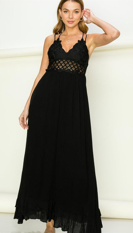 Modish Lace Maxi Dress