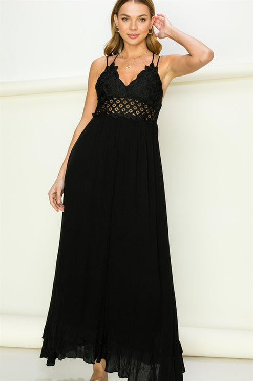 Modish Lace Maxi Dress