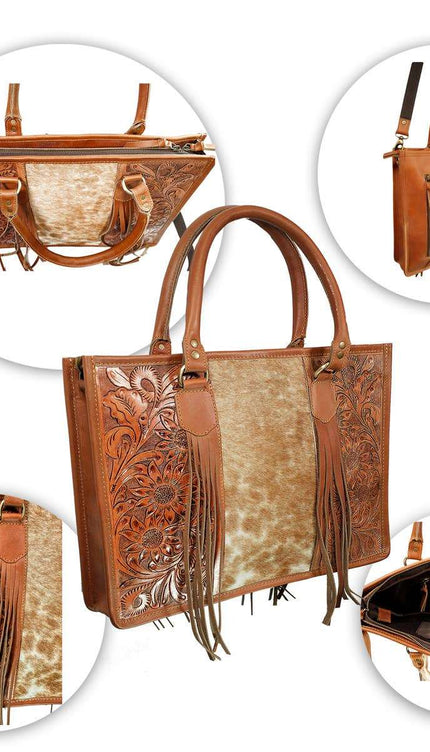 Womens leather tote