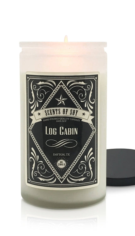 Log Cabin Rustic Soy Candle