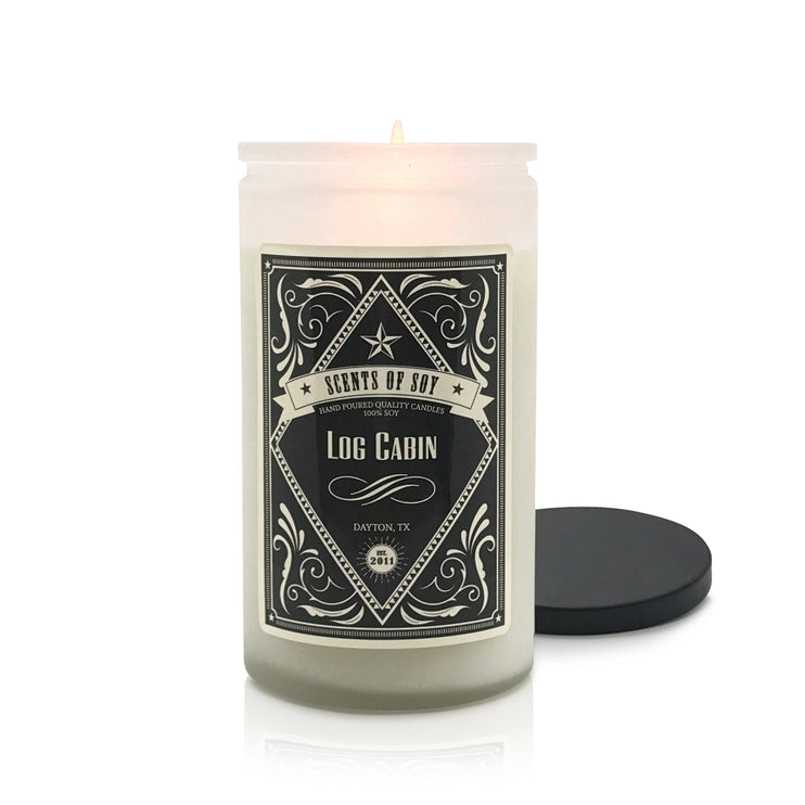 Log Cabin Rustic Soy Candle