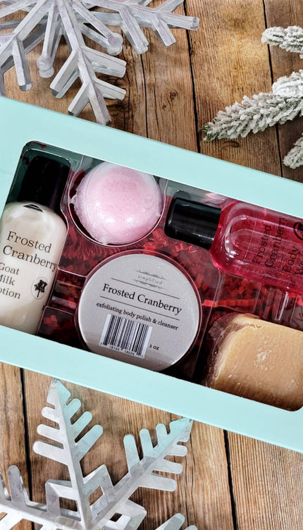 Frosted Cranberry 5 Piece Gift Set - Frosted Cranberry