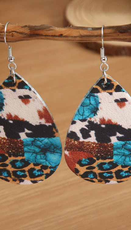 Modish Animal Teardrop Alloy Earrings - Modish