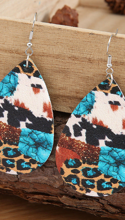 Modish Animal Teardrop Alloy Earrings - Modish