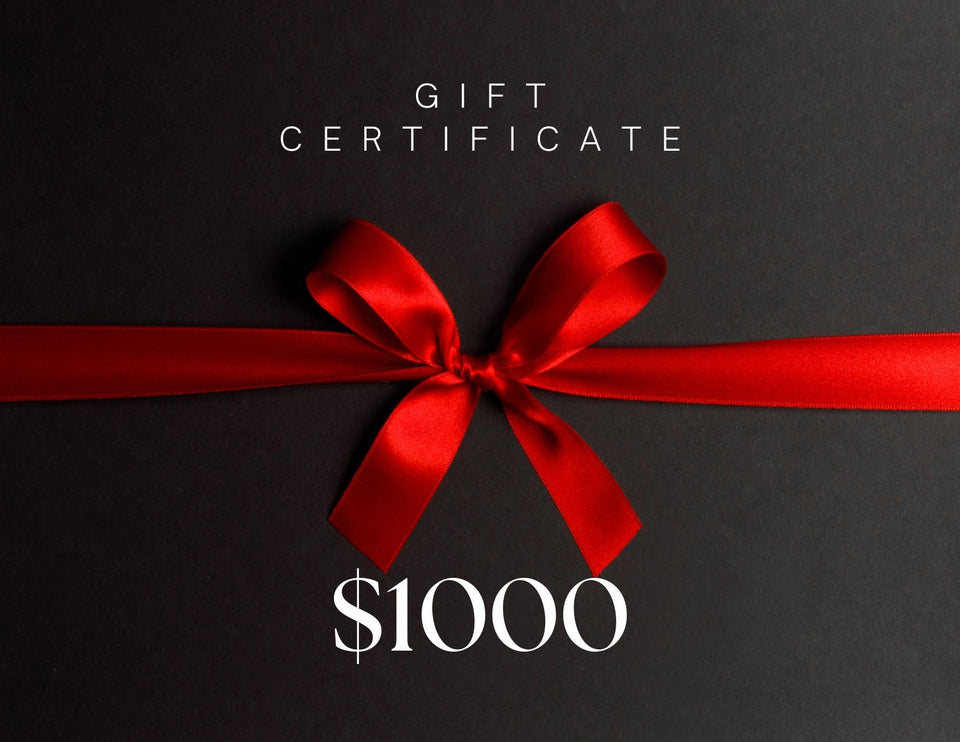 Modish Boutique Girt Certificate - $1000.00