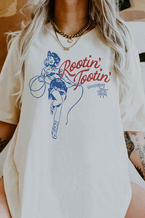 Modish Rootin Tootin Country T-Shirt - IVORY/NATURAL / SMALL