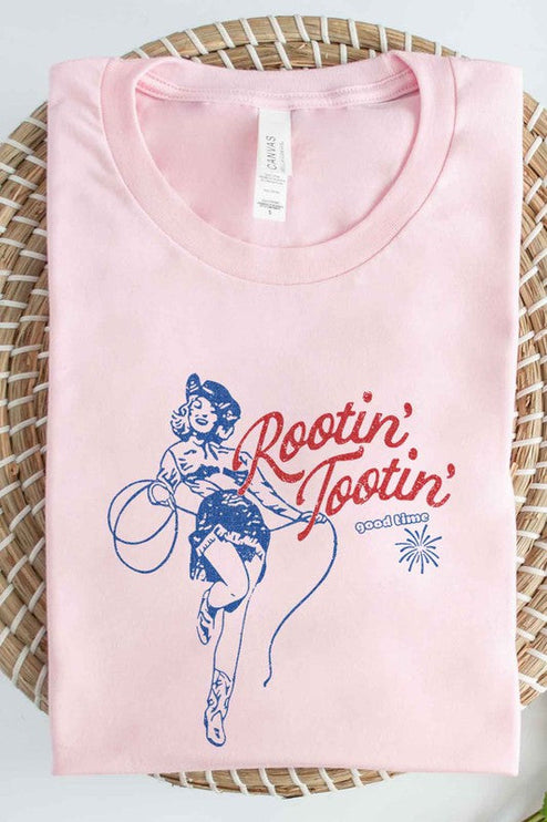 Modish Rootin Tootin Country T-Shirt - PINK / SMALL