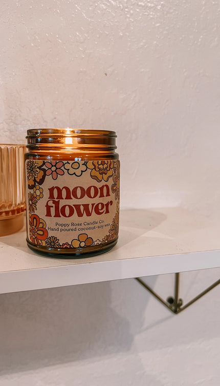 Moon Flower Candle