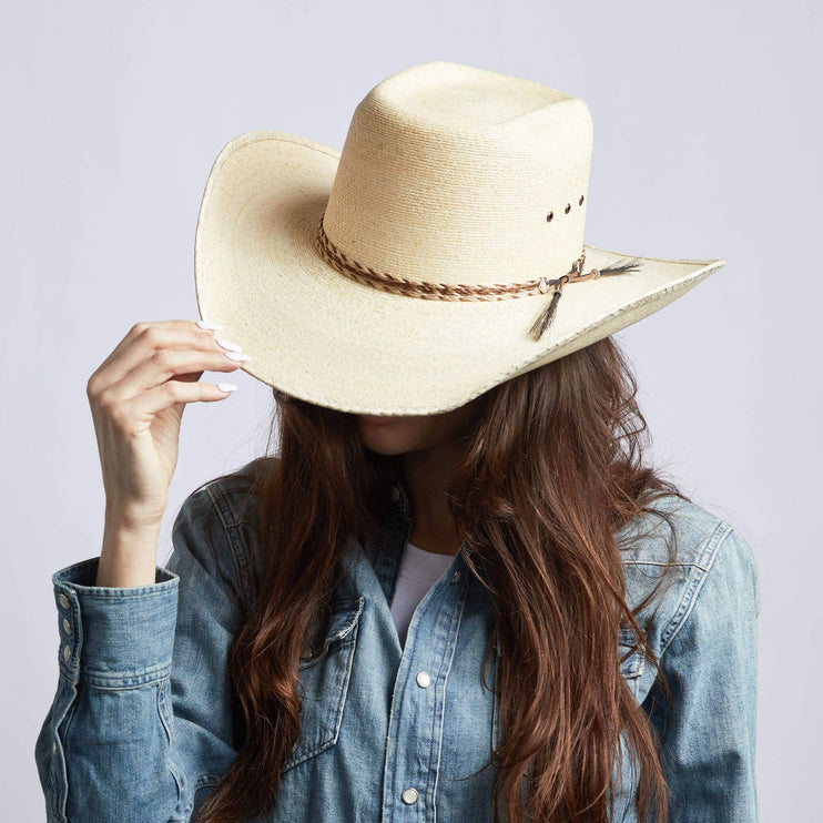 Roper - Womens Straw Palm Cowgirl Hat - SM / NATURAL