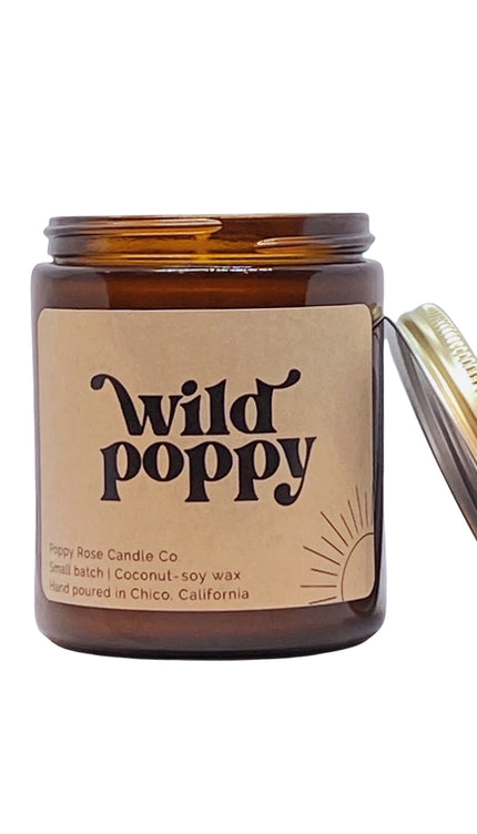 Wild Poppy Candle