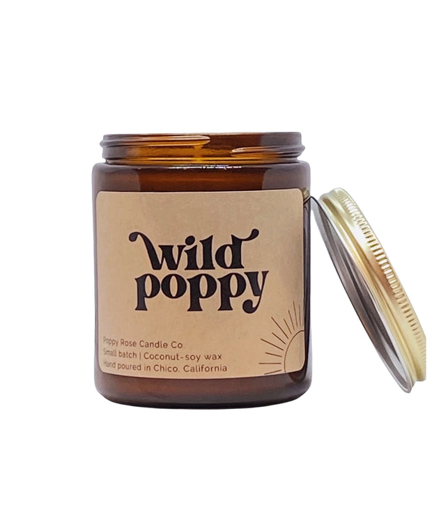 Wild Poppy Candle